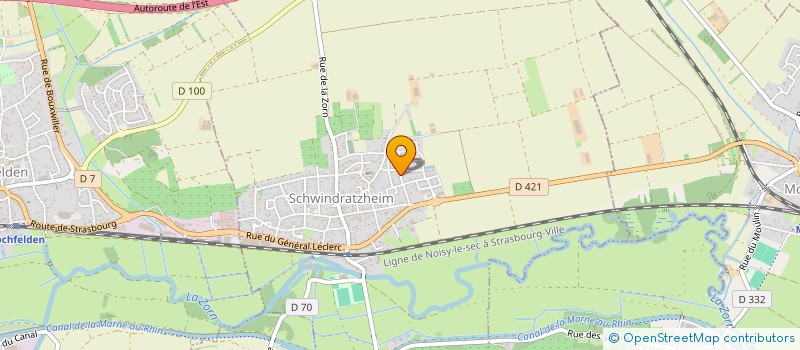 localisation de l'entreprise LH VISION STRATEGIQUE  SCHWINDRATZHEIM