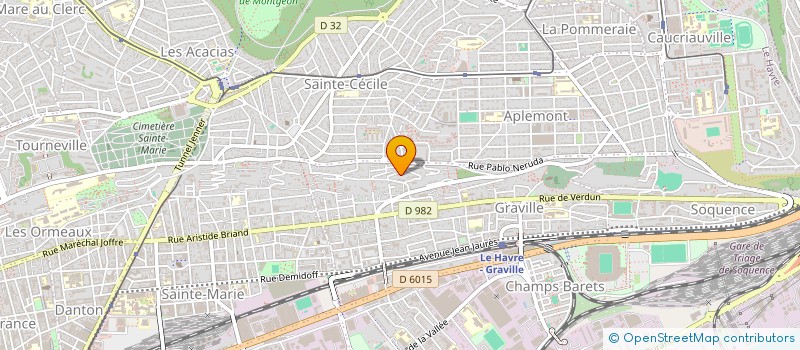 localisation de l'entreprise LH2  LE HAVRE