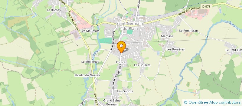 localisation de l'entreprise LH2C  SAINT-GERMAIN-DU-PLAIN