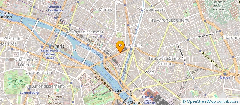 localisation de l'entreprise LH4  PARIS