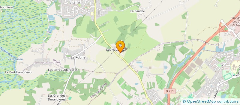 localisation de l'entreprise LH44  BRAINS