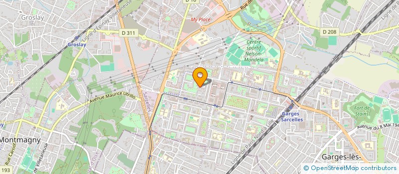 localisation de l'entreprise LHA CONSULTING  SARCELLES