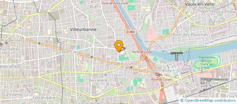 localisation de l'entreprise LHAIM LA VIE  VILLEURBANNE