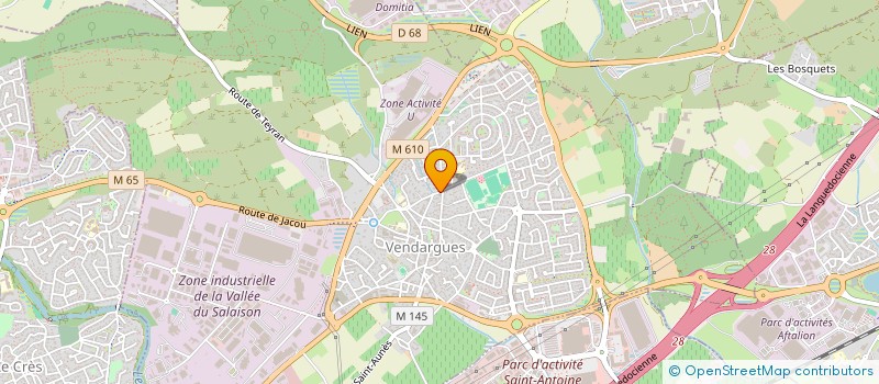 localisation de l'entreprise LHAM  VENDARGUES