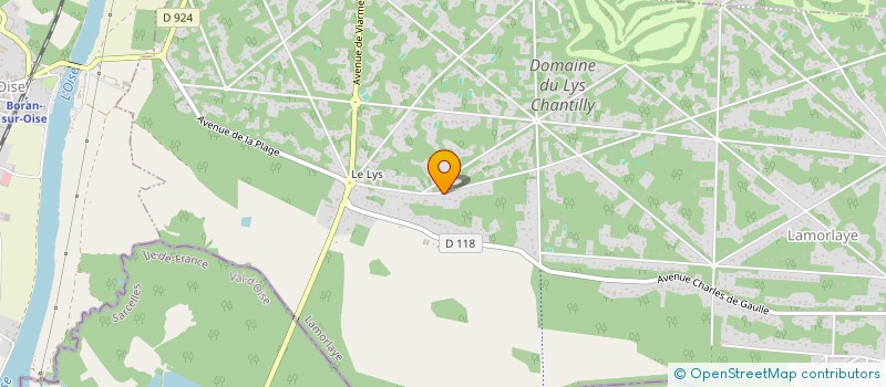 localisation de l'entreprise LHARA  LAMORLAYE