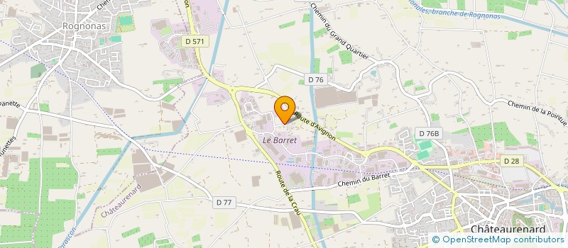 localisation de l'entreprise LHB MONTELIMAR  CHATEAURENARD