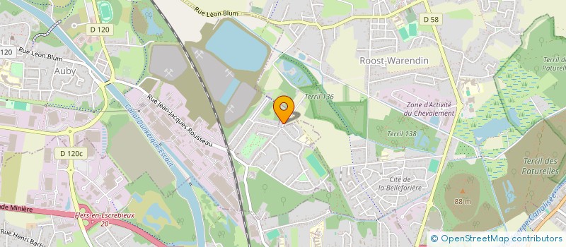 localisation de l'entreprise LHBL  ROOST-WARENDIN