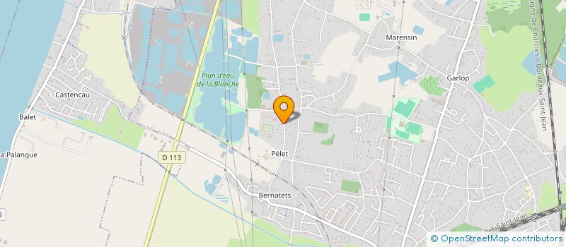 localisation de l'entreprise LHBX  AMBARES-ET-LAGRAVE