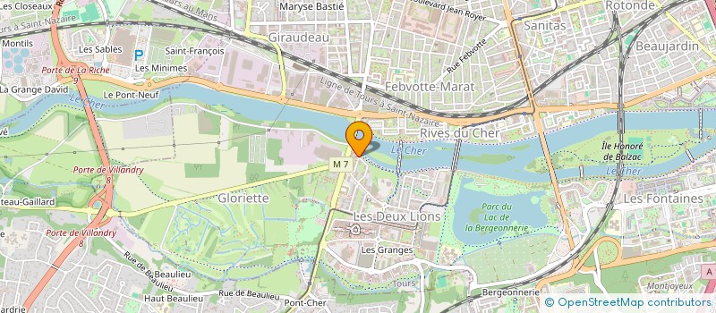 localisation de l'entreprise LHC à TOURS