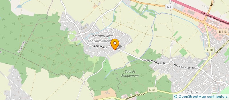 localisation de l'entreprise LHC CONSEIL  MORAINVILLIERS