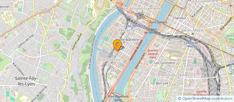 localisation de l'entreprise LHC LES LIONS  LYON