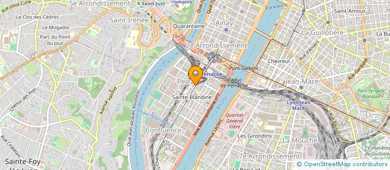 localisation de l'entreprise LHC ROLLER à LYON