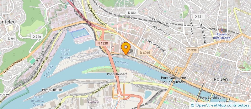 localisation de l'entreprise LHCG à ROUEN