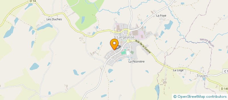 localisation de l'entreprise LHD  LARGEASSE