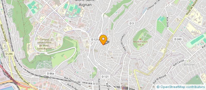 localisation de l'entreprise LHD à MONT-SAINT-AIGNAN