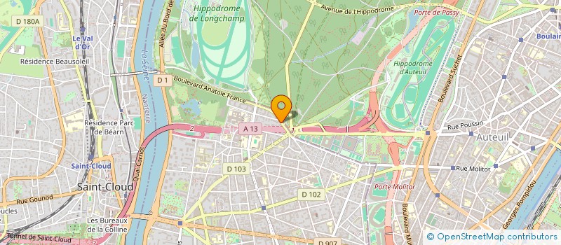 localisation de l'entreprise LHD LIFESTYLE à BOULOGNE-BILLANCOURT