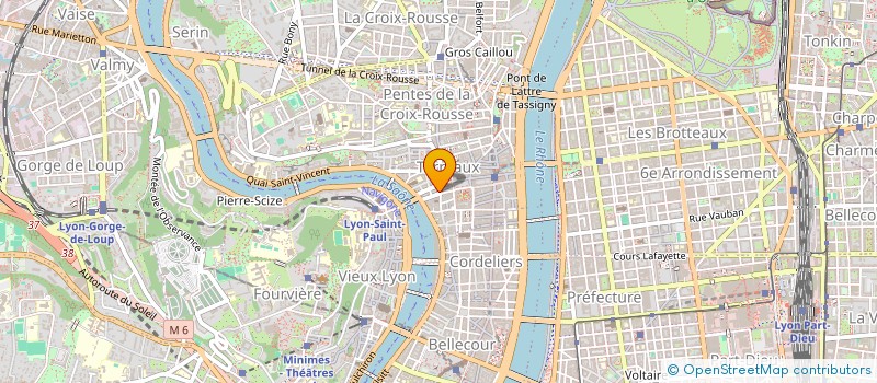 localisation de l'entreprise LHDA HOTEL DE VILLE à LYON