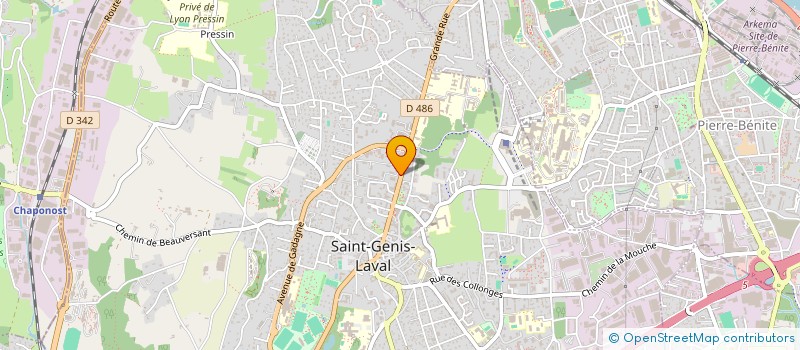 localisation de l'entreprise LHDA SAINT GENIS LAVAL  SAINT-GENIS-LAVAL