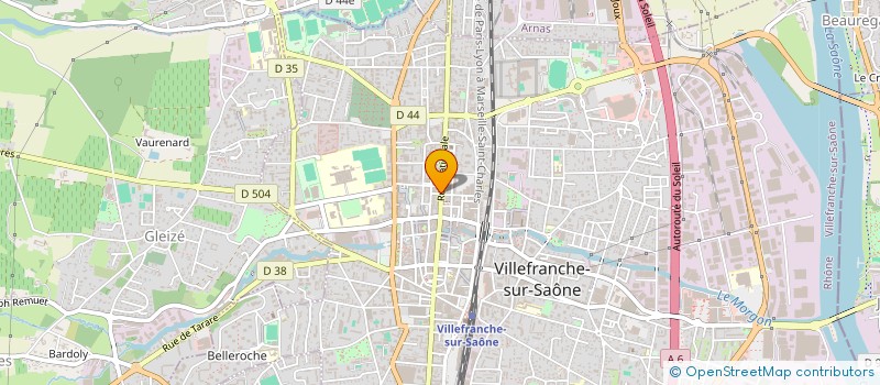 localisation de l'entreprise LHDA VILLEFRANCHE à VILLEFRANCHE-SUR-SAONE