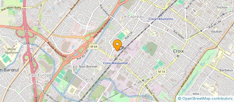 localisation de l'entreprise LHE  WASQUEHAL