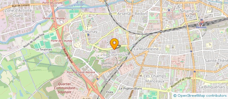 localisation de l'entreprise LHEA à RENNES