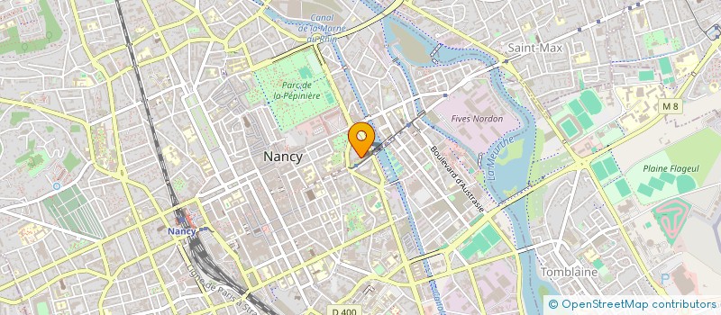 localisation de l'entreprise LHEB DISTRIBUTION à NANCY