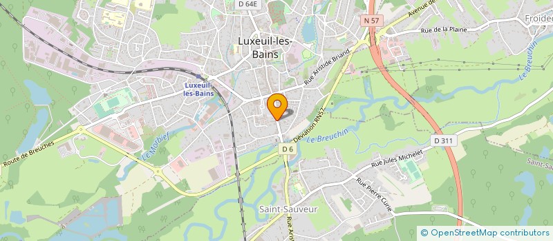 localisation de l'entreprise LHEDEN SARL à SAINT-SAUVEUR