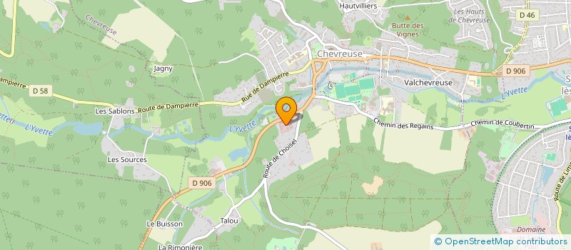 localisation de l'entreprise LHEMMA  CHEVREUSE