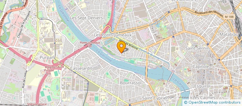 localisation de l'entreprise LHERIS  TOULOUSE