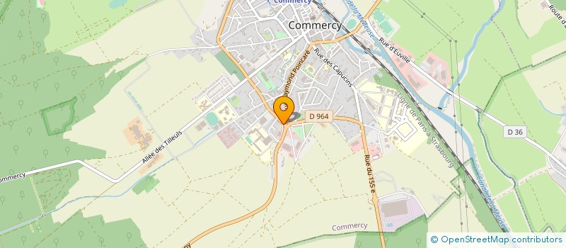 localisation de l'entreprise LHERITIER MAINTENANCE à COMMERCY