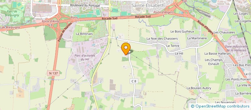 localisation de l'entreprise LHERMITAGE  NOYAL-CHATILLON-SUR-SEICHE