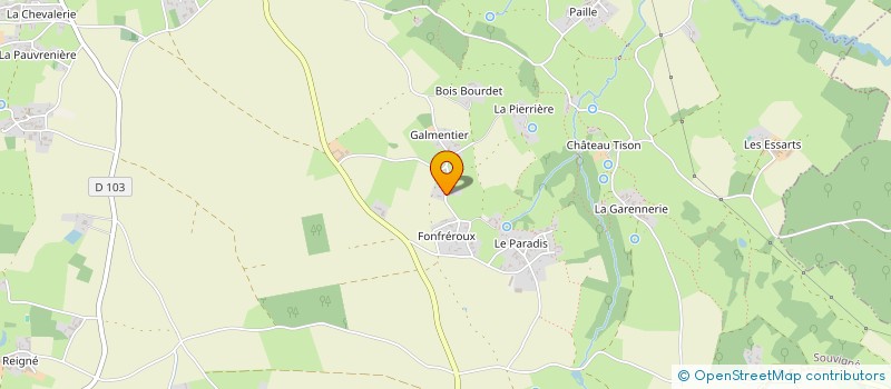 localisation de l'entreprise LHERMITAIN à SOUVIGNE