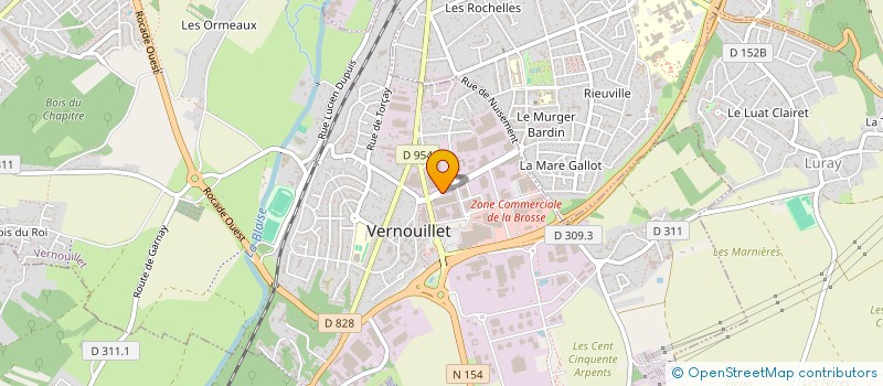 localisation de l'entreprise LHERMITE AGRICOLE à VERNOUILLET