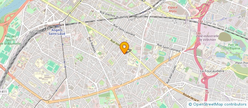 localisation de l'entreprise LHERMITE IMMOBILIER à ANGERS