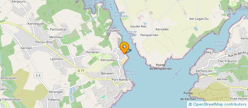 localisation de l'entreprise LHERMITTE'AGE  NEVEZ