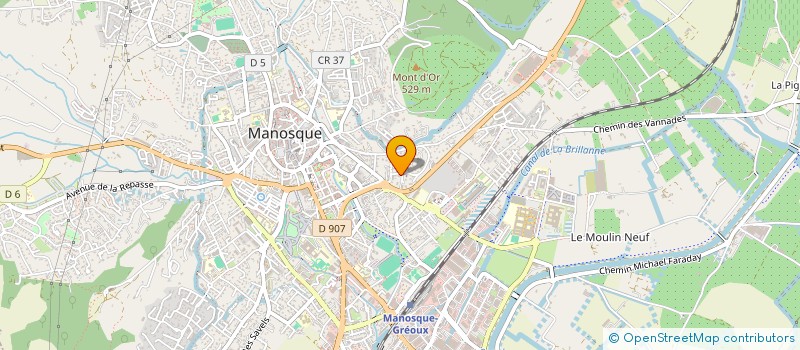 localisation de l'entreprise LHERMITTE PLOMBERIE à MANOSQUE