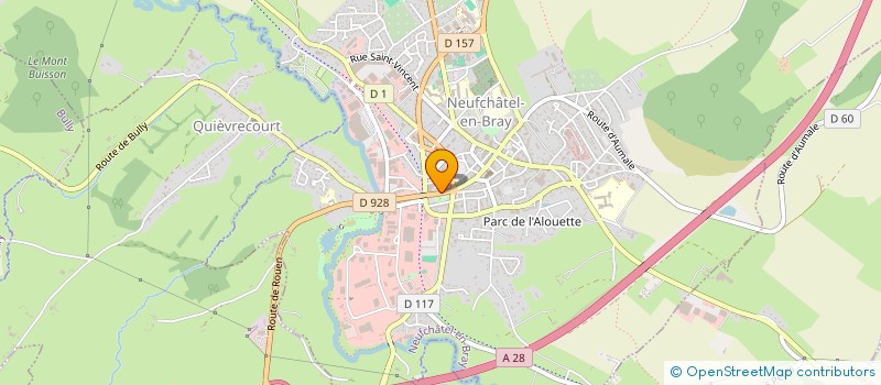 localisation de l'entreprise LHERONDEL à NEUFCHATEL-EN-BRAY