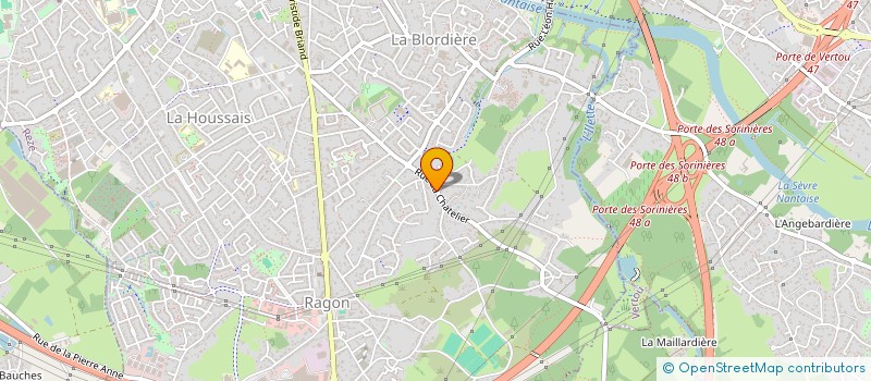 localisation de l'entreprise LHERRON à REZE