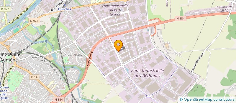localisation de l'entreprise LHESA ELECTRONIQUE à SAINT-OUEN-L'AUMONE