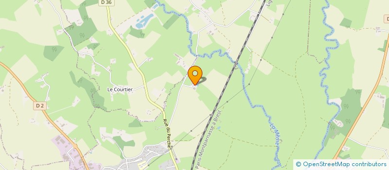 localisation de l'entreprise LHEUREUX  LA CHAPELLE DU BOIS