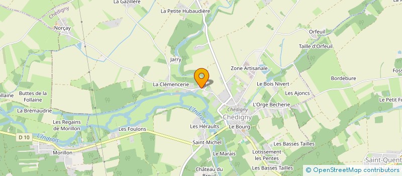 localisation de l'entreprise LHEUREUX LOCATION à REIGNAC-SUR-INDRE