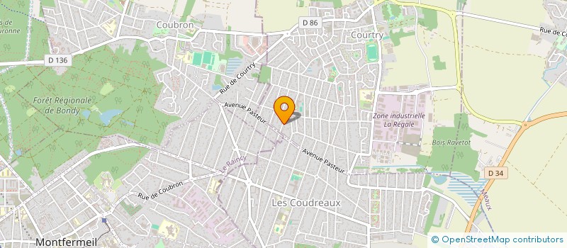 localisation de l'entreprise LHF à COURTRY