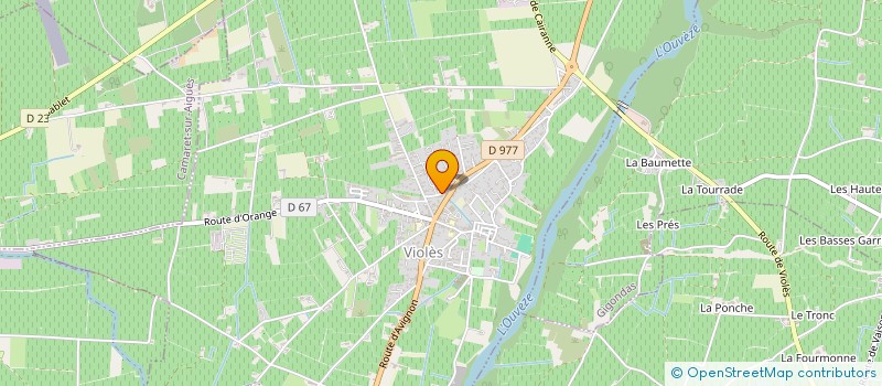 localisation de l'entreprise LHF  VIOLES