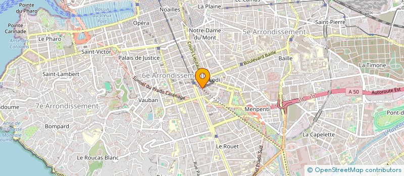 localisation de l'entreprise LHG DISTRIBUTION à MARSEILLE