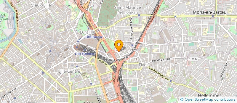 localisation de l'entreprise LHG LILLE à LILLE
