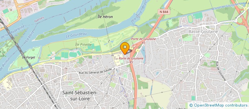 localisation de l'entreprise LHG NANTES à SAINT-SEBASTIEN-SUR-LOIRE