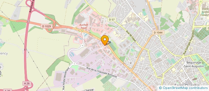 localisation de l'entreprise LHG SAINT QUENTIN à SAINT-QUENTIN