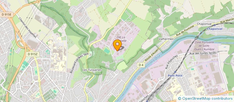 localisation de l'entreprise LHJ  ENNERY