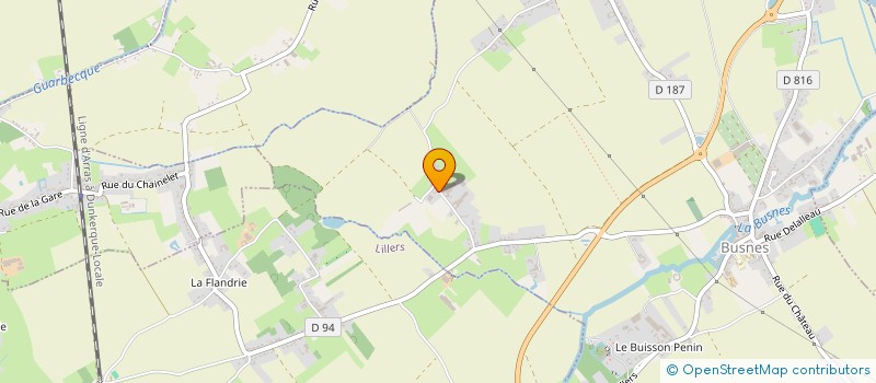 localisation de l'entreprise LHK à BUSNES