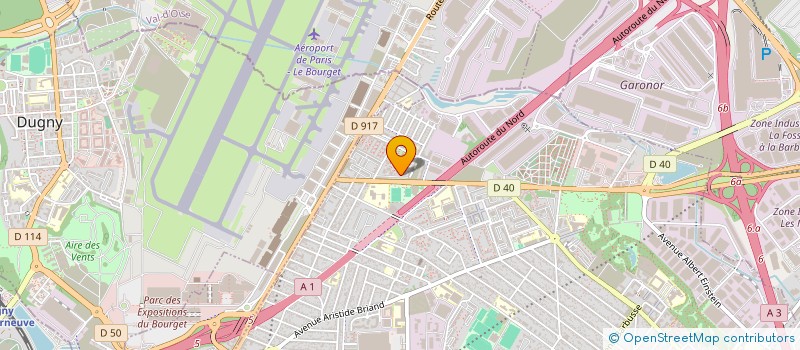 localisation de l'entreprise LHK.D SERVICES  LE BLANC-MESNIL